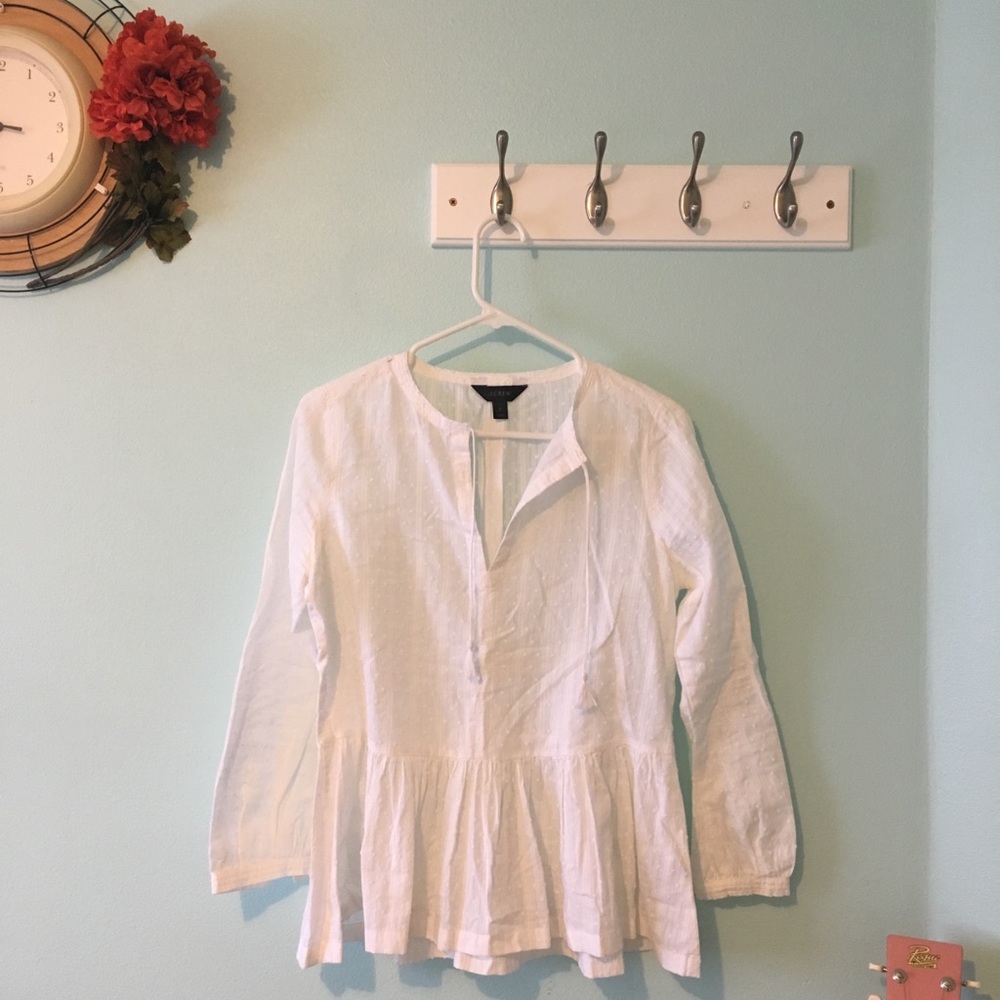 J.crew peplum top